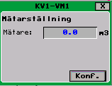 7.6.2. Reglerparametrar I bilden Reglerparametrar kan P-bandet, I-tid och D-Tid för regleringen ändras. Man kan även max- och minbegränsa utsignalen till ställdonet. Se avsnitt 9.