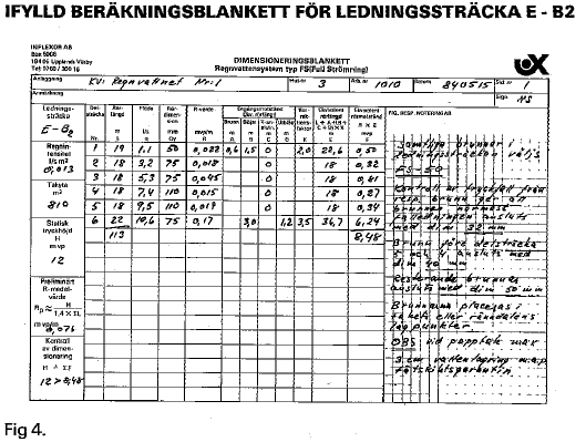 5. Uppskatta preliinärt R- edelvärde Rp i vp geno att dividera H-värdet ed den aktuella ledningssträckans totala rörlängd ultiplicerad ed 1.4.