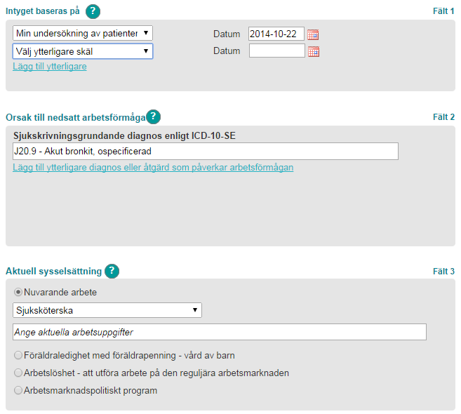 Observera att termerna inte är genomarbetade i detta läge, prototypen visar endast möjlig funktionalitet.