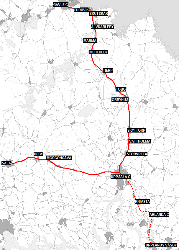 Bilaga 124 tas f n den sista sittplatsen i anspråk. Det kan även noteras att beläggningen ofta är hög även på vissa avgångar under helger.