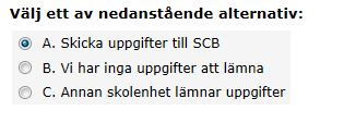 Maj 2015 Utbildning i svenska för invandrare: elever och kursdeltagare, första halvåret 2015 Uppgifterna ska vara SCB tillhanda senast 15 september 2015 och kan endast lämnas via Internet på