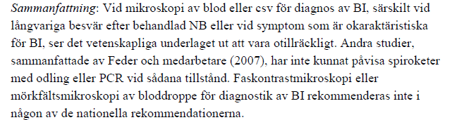 Alternativa metoder 5 Faskontrastmikroskopi/mörkfältsmikroskopi En bloddroppe mikroskoperas.