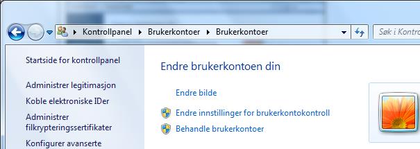 WIN 7 Installation för Windows 7 Följande inställningar måste göras på PC-n före installation av Rolltalk Designer och Micro Rolltalk: 1. Välj Kontrollpanelen från Startmenyn i Windows. 2.