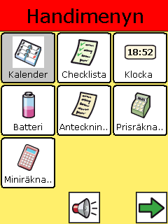 5. Generella principer Funktionaliteten i Handi är uppbyggd efter ett antal grundläggande principer: Handi kan ha två olika teman; klassiskt och modernt.