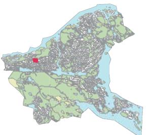 (DP 272), Sicklaön, Nacka kommun Enkelt planförfarande Upprättad på planenheten i maj 2015 ICA-Maxi Kartan visar planområdets ungefärliga