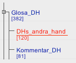 Dominanta handen tecknar PEK-TVÅ och icke-dominanta TVÅ-LISTA. Figur 15. Dominanta handen utför tecknet NOLL följt av EN och icke-dominanta NOLL följt av EN^TVÅ.