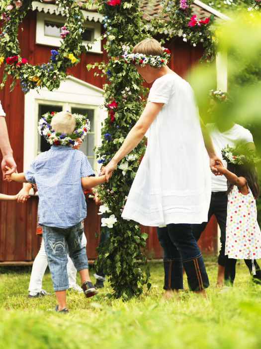 Midsommarfirande i Älmhults kommun! Midsommarafton fredagen den 21 juni Kl. 14.00 i Virestads Hembygdspark. Virestads Folkdanslag medverkar, musik och dans kring midsommarstången. Kl. 14.00 i Hjärtepark i Liatorp.