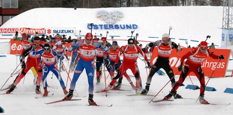 Tävlingsformer* *Olika distanser för olika åldrar, förklaring på nästa sida Sprint: Herrarna tävlar över 10 km, damerna tävlar över 7,5 km. Två skjutningar (ligg-stå).