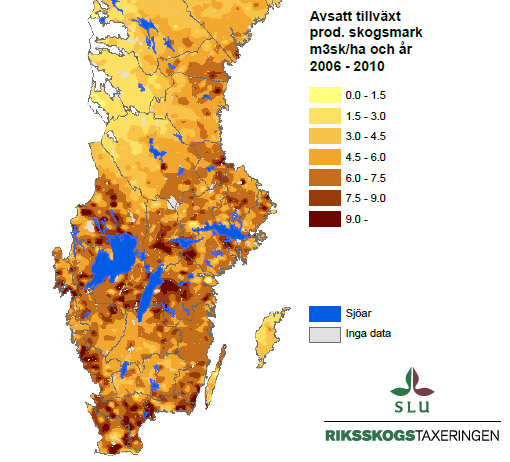 Värmland ett skogslän.