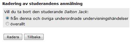 Helsingfors universitet WinOodi Sida 4/7 Att lägga till eller radera studerande från gruppen Om du vill lägga till en ny studerande på listan klickar du på Lägg till en studerande.