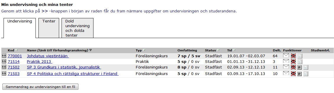 Helsingfors universitet WinOodi Sida 6/7 Om du behöver tillägga en bilaga, klickar du på Browse och Lägg till bilaga. Bilagan kan inte vara större än 2 megabyte.