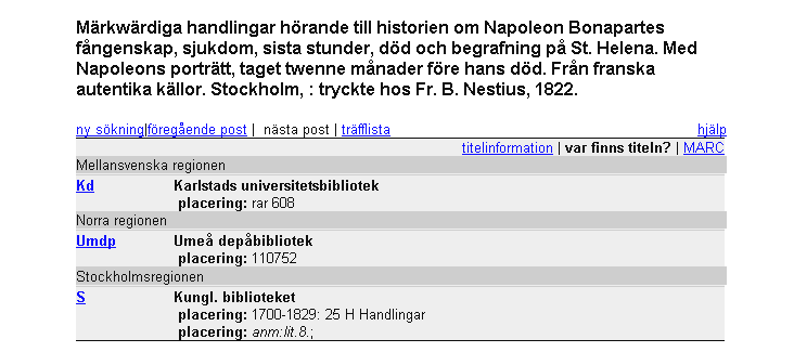 14 Här följer några exempel på litteratur som finns tillgängligt i depån och som i övrigt är svårt att få tag på alternativt att få låna. Ingen av titlarna finns i Burk-sök (folkbibliotekens katalog).