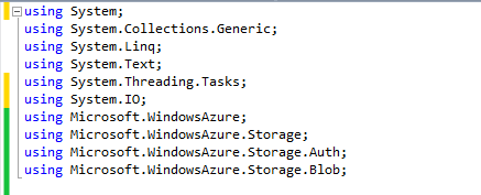 4 Steg 3: I rutan Search online, skriv in WindowsAzureStorage, klicka därefter på Install för att installera Azure Storage och dess beroende. Klicka på I Accept i dialogfönstret License Acceptance.