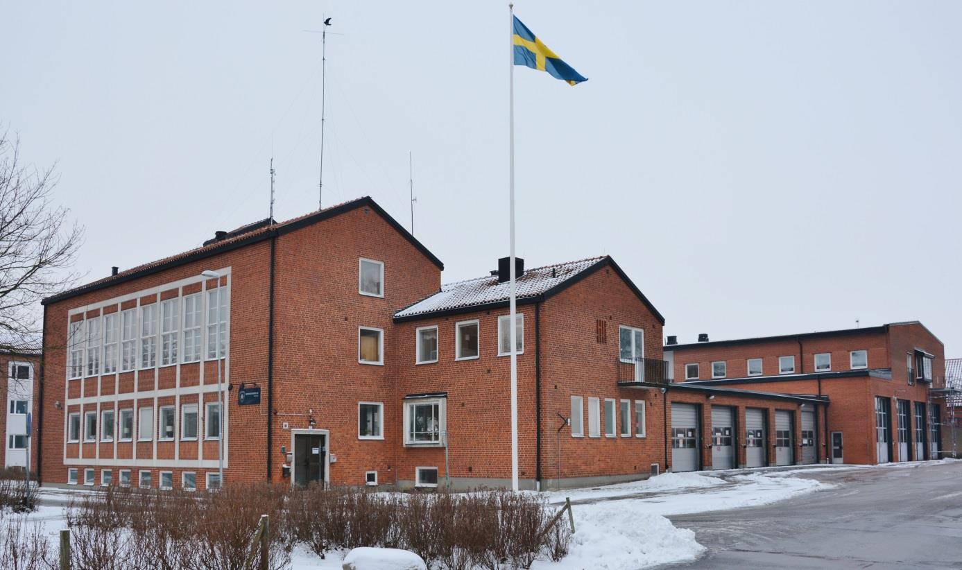 Station Eslöv Eslövs brandstation vid Gröna torg 1957 2014 57 år Brandstationen öppnades 1957.