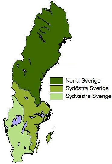 Figur 3.3. Aritmetriska medelvärden av våtdepositionen av NH 4 + och NO 3 - (kg ha -1 år -1 ) för perioden 1990-2000 då flest mätningar fanns.