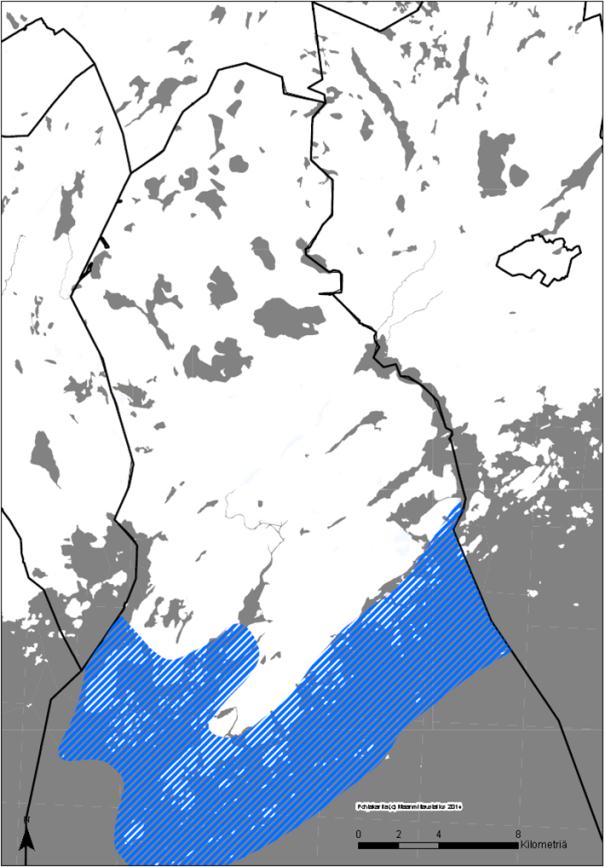 5.1.3 Viktiga sammanhängande skogsområden I utvecklingsbilden anvisas de regionalt värdefulla sammanhängande skogsområdena i kommunen.