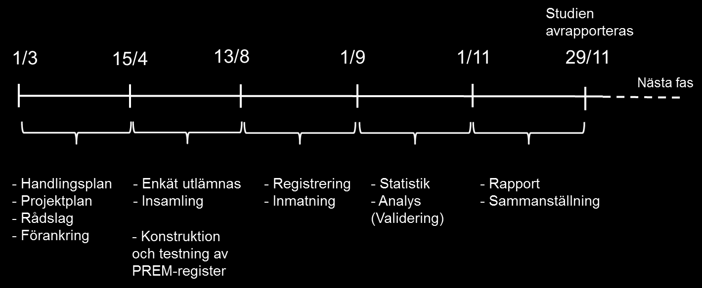 Inläsning och databaskonstruktion (INCA-plattformen) Från början var tanken att mata in enkäterna manuellt i ett register på INCA.