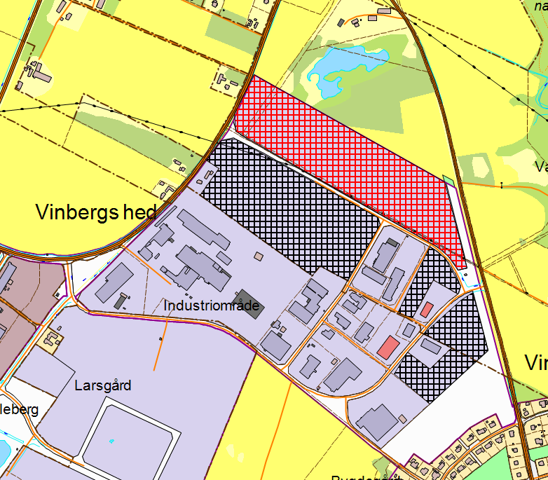 2015-09-25 5 Bild 7: Hamnen- Kommunalt ägd verksamhetsmark är upplåten Bild 8: Vinbergs Hed- Kommunalt ägd