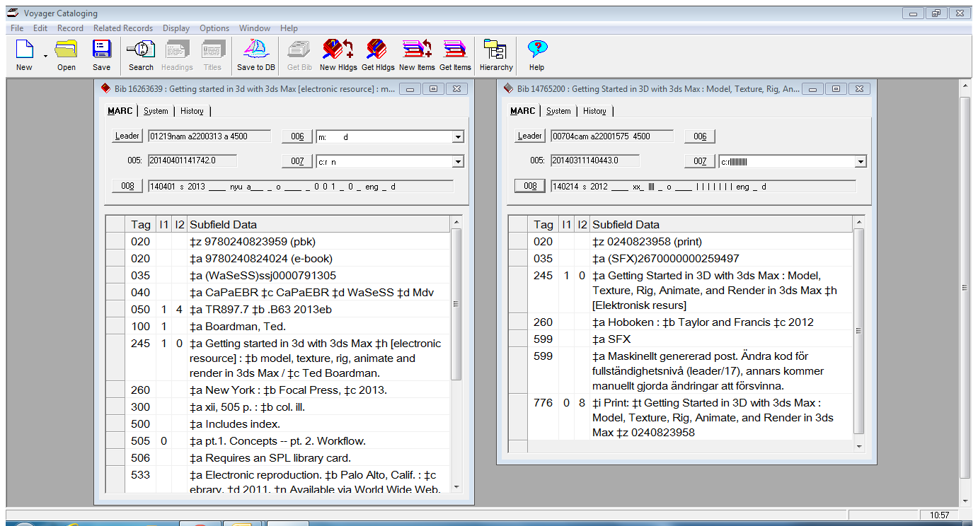 mul-bib: *MUL-BIB* "Getting Started in 3D with 3ds... Boardman, Ted [14765200, 16263639] Manuellt importerad e-boksdubblett.