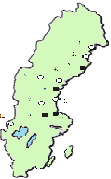 1) Rastyp 0-10p 2) Huvud, hals, bål, bringa och manke 0-10p 3) Bål, rygg och kors 0-10p 4) Benställning/benkvalitet framben 0-10p 5) Benställning/benkvalitet bakben 0-10p 6) Hovar 0-10p 7)