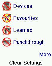 Pause, etc., will operate the DVD (i.e. Punchthrough Not Set for Play, etc.) You need to set up Punchthrough for each device you ve set up in the remote. I.E.