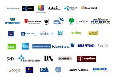 22 Verksamhetsbeskrivning Exempel på kunder Telekom Organisationer Försäkring Finans Media B2B Konkurrenter SPO Det finns idag några få aktörer på den svenska marknaden som erbjuder