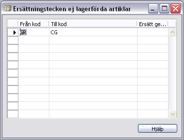 Inläsning av försäljningspriser till katalogartiklar De angivna menyhänvisningarna refererar till Navigationsrutan i Navision.