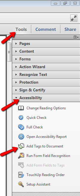 5. Gå nu igenom och säkerställ att textigenkänningen blev korrekt. Det gör du genom att i menyn välja Dokument / Document -> OCR Text igenkänning / OCR Text recognition - > Find first OCR suspect.