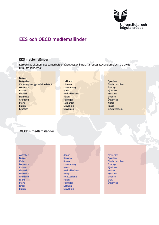 Bilaga 5 EES och OECD:s