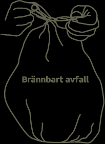 Plockanalys 2010 Farligt avfall Glödlampor Elektroniskt avfall Batterier Kartong 2% Andra material 2% Vikt påse Hårdplast 4% Fördelning Vit påse Mjukplast 6% Papper 9% Matavfall 33% Blöjor och