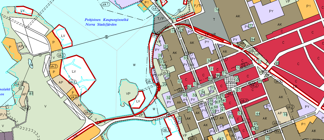 Landskapsplan För området gäller Österbottens landskapsplan, som har fastställts av Miljöministeriet 21.12.2010.