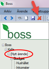 30 (123) 5.8.2 Hur tar jag bort ett ärende Ett ärende kan tas bort genom att gallra ärendet om ärendet är avslutat. För att gallra krävs administratörsrättighet.