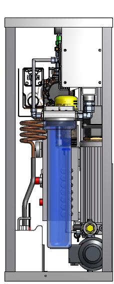 4.4 Anslutning av olja Anslut Mini Water Vac till hydraultanken. Försök att göra slangarna så korta som möjligt.