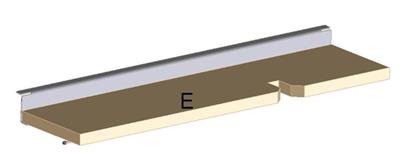 Den reglerbara dragluckans spak Öppen draglucka (med öppen kaminlucka) Stängd draglucka (med stängd kaminlucka) 5.2.2.2 Montera de medföljande delarna.