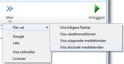 Visionutveckling 15 Om sökresultatet är en hänvisad anknytning ser du detta genom en pil som visas längst till vänster.