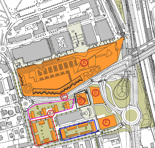 kontorsverksamheter som är etablerade i Mölndals centrum.