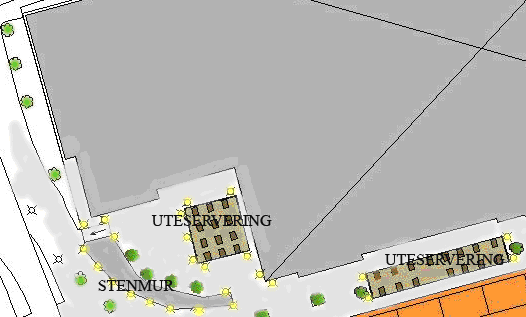 Jag anser att även denna gata behöver en rejäl upprustning. Gatan idag är av blandad karaktär; ett fåtal butiker i bottenplan och bostäder ovanpå i två-tre våningar.