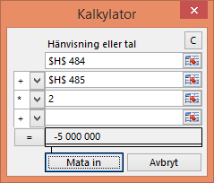 7.3 Beräkning I dialogrutan för Beräkning kan man påverka Invest for Excel s beräkningssätt. I praktiken har man knappast behov att ändra dessa standardinställningar.