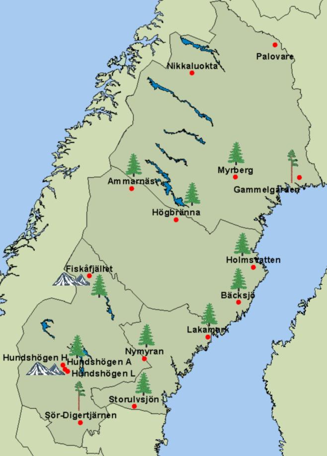 RAPPORT För Länsstyrelserna i Jämtlands, Västernorrlands, Västerbottens och Norrbottens län samt Boliden mineral Krondroppsnätets övervakning av luftföroreningar i Norrland