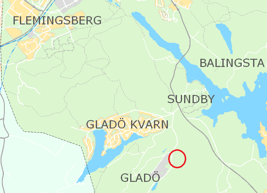 KOMMUNSTYRELSENS FÖRVALTNING ARBETSOMRÅDE (Kartindex 217A) Projektbeskrivning Gladö industriområde Förslag Programmet syftar till att undersöka möjligheterna till en utökning av Gladö industriområde