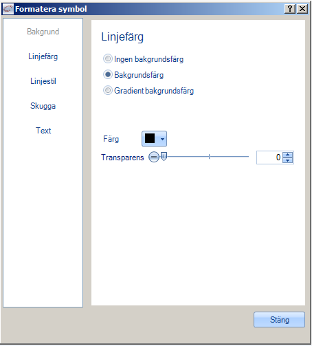 2.4.2. Ändra egenskaper för en linje Alla linjer har egenskaper. Linje egenskaperna kan ändras antingen i fliken Format eller i snabbmenyn.