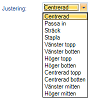 Bildbakgrund Bildbakgrunden använder en bild som bakgrund i en symbol istället för en färg. Bildbakgrund Ladda bilden genom att trycka på knappen Fil.