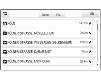 I en mapp får antingen undermappar eller POI-filer sparas. Om en och samma mapp innehåller båda dessa filtyper kommer de inte att importeras korrekt i systemet.