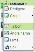 REV: 2014-07-02 37(75) 6.3 Ändra namn på enhet För att byta namn på en enhet, högerklicka på enheten i resultatvyn och välj Ändra namn. Skriv in det nya namnet och klicka på Fortsätt. 6.4 Flytta enhet Detta avsnitt vänder sig till Katalogansvarig och Huvudadministratör.