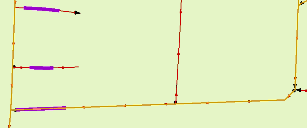 Ett segment har ingen egen geometri, utan uppgifter om på vilken referenskedja det är och var på kedjan det är, dvs. m-talen i början och slutet av segmentet.