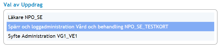 2 ANVÄNDNING AV SYSTEMET Kapitlet innehåller beskrivningar och tillvägagångssätt till tjänsterna som används av vårdpersonal/systemadministratörer vid utfärdande av patientrelationer, samtycken och