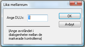 Layout För placering, storlek och mellanrum krävs att vi markerar flera element. Detta gör vi genom CTRL då vi med musen klickar på nästa element.