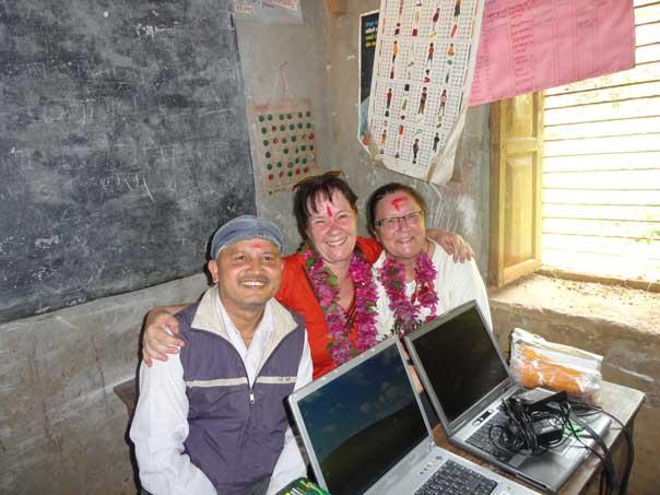 Rapport från besöken hos Orbang school och Rameshwor school April - Maj 2012 Årets första styrelsemöte hölls i Kathmandu den 13/4 2012.