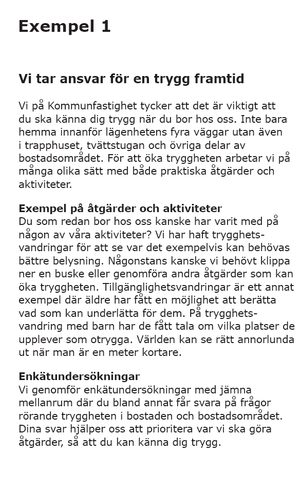 Bilaga 5: Textförslag