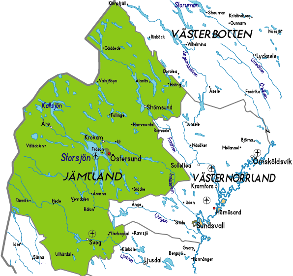 Ett exempel: Mörttjärnberget Vindpark i Bräcke kommun Ägare: Statkraft och SCA 37 vindkraftverk Siemens SWT113-2,3 MW, 171 m höga 50x50 km